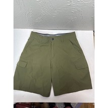 ORVIS Men’s Cargo Shorts Olive Night Green Stretch Comfort Hiking Sports... - $24.95