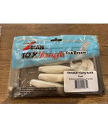 Z-MAN STREAKZ CURLY TAILZ 5” Pearl White 4pk Soft Fish Bait Fishing Tack... - $184.45 MXN