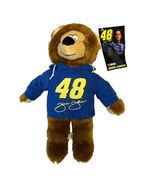 Jimmie Johnson 48 NASCAR Hoodie Bear Plush Hendrick Motorsports Toy Fact... - $22.50