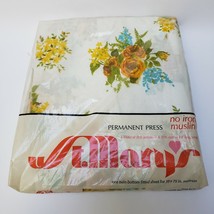 Vintage St Marys One Twin Floral Bottom Fitted Sheet 39x75in Mattress New - £30.99 GBP