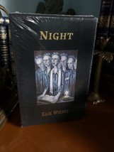 Night SIGNED Elie Wiesel Easton Press Leather Bound Deluxe Limited #/850 SEALED - £291.76 GBP