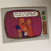 The Simpsons Trading Card 1990 #17 Homer Marge Bart Maggie &amp; Lisa Simpson - $1.97