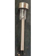Stainless Steel 14 Inch Solar Light Stake - BRAND NEW - GREAT YARD DECOR... - $8.90