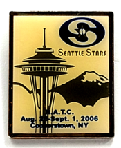 2006 Seattle Stars Space Needle Mountan NATC Coppertown NY Pin Sports So... - $12.99