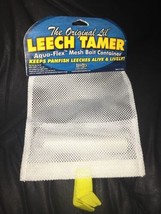 LEECH TAMER AQUA-FLEX WHITE MESH BAIT CONTAINER by Lindy - Part #LT002 - $15.92