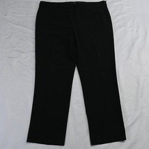 Ann Taylor 10 Black Devin Mid Rise Side Zip Slim Ankle Dress Pants - $24.69