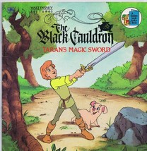 ORIGINAL Vintage 1985 The Black Cauldron Taran&#39;s Magic Sword Golden Book - £11.60 GBP