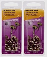 2 Round 7/16 In. Furniture Nail Smooth Stainless Steel 25 Pc New - $20.99