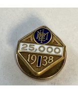1938 Met Metropolitan Life Insurance Co. 25,000 Service Gold Filled Awar... - $19.75
