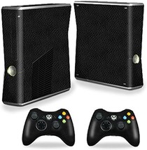 Mightyskins Skin Compatible With Xbox 360 Xbox 360 S Console - Black Leather | - £28.75 GBP