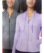 32 DEGREES Womens Full Zip Hoodie, 2-Pack,Heather Orchid/Heather Light,M... - £22.96 GBP