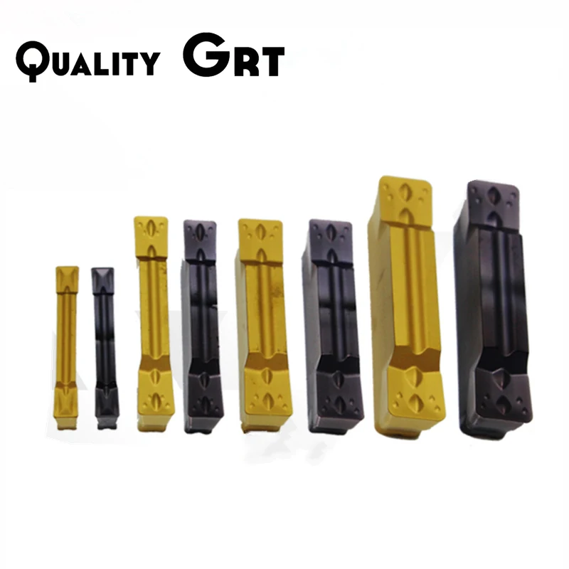 Q.Grt 10pc MGMN150 MGMN200 MGMN300 Carbide Grooving Insert Lathe Slotted Blade C - £223.73 GBP