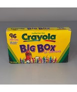 Vintage Crayola 96 Count 1997 Binney &amp; Smith Big Box Crayons Sharpener NIP - $632.84 MXN