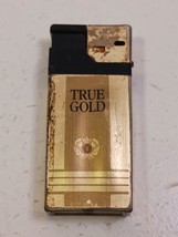 Vintage Scripto True Gold Cigarettes Lighter - $2.96
