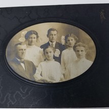 Victorian Family Photo Husband Wife Son 3 Daughters Sproule Studio Helena Mont - £12.14 GBP