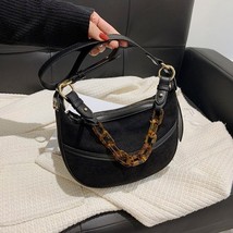 Designer Handbags Female Bag Korean Simple Fashion Zipper Solid High Quality Cro - £24.17 GBP