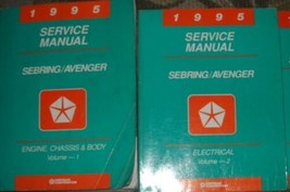 1995 Chrysler Sebring Dodge Avenger Workshop Repair Service Manual Set OEM 2-... - £8.76 GBP