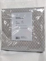 Made By Design Waterproof Fabric Shower Liner Gray 71x71 Heavy Weight image 2