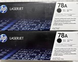 HP 78A Black LaserJet Toner Dual Pack CE278A CE278D M1536 P1566 P1606 Re... - $99.98