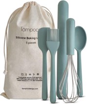 Tampoco Kids Silicone Baking Utensil Set, 5 Pc, Food Grade, BPA-Free, Tu... - $406.70 MXN