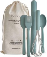 Tampoco Kids Silicone Baking Utensil Set, 5 Pc, Food Grade, BPA-Free, Tu... - $406.70 MXN