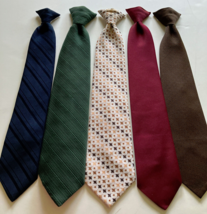 Clip on vintage neck tie lot - $26.91 CAD