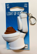 Toilet Light Up Keychain - Lights your way in the dark! - £2.72 GBP