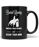 PixiDoodle Funny Cowboy Barrel Racing Coffee Mug (11 oz, Black) - €22,50 EUR+