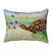 Betsy Drake Turtle &amp; Berries Large Indoor Outdoor Pillow 16x20 - £37.15 GBP