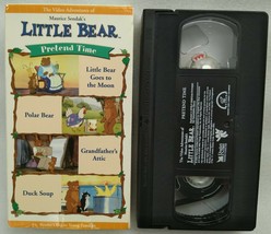 VHS Little Bear - Pretend Time Goes Moon Polar Bear Grandfathers Attic Duck Soup - £8.65 GBP