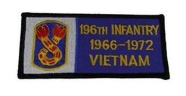 196TH INF VIETNAM PATCH - $5.00