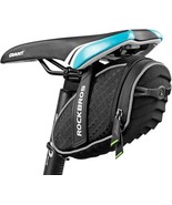 Black Rockbros Bike Seat Bag, Cycling Saddle Bag Under Seat 3D Shell Sea... - £27.52 GBP