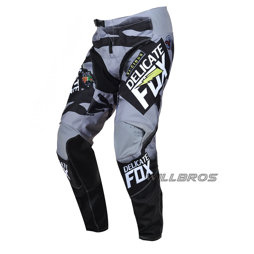 Cate fox 180 vicious pants motocross mtb bmx bike cycling moto cross blue trousers mens thumb200