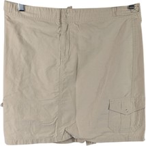 Horny Toad Womens Cargo Skirt Short Size 10 Beige Khaki Pockets Adjustab... - $28.71