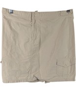 Horny Toad Womens Cargo Skirt Short Size 10 Beige Khaki Pockets Adjustab... - $545.47 MXN