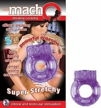 Nasswalk Macho Vibrating C*ckring, Purple - $15.75