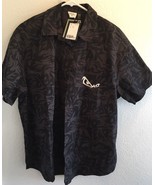 NWT No Fear X H&amp;M Collaboration Black Button Front Shirt Size XS - £14.51 GBP