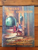 Vintage 1980 Tunnels Trolls Solo Sewers of Oblivion First Printing RPG Module - £62.92 GBP