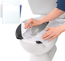 200 Toilet Seat Covers 1/4 Fold Potty Seat Cover Sheets White 1-ply - $6.41