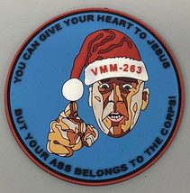 VMM-263 R. Lee Ermey You Can Give Your Heart To Jesus Hook &amp; Loop Patch - £27.86 GBP