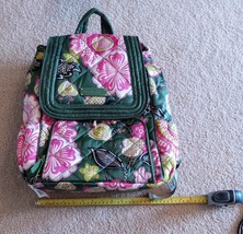 Vera Bradley Olivia Pink Puffy Backpack quilted with padded straps NWT - £29.67 GBP