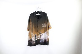 Vtg 90s Mens XL All Over Print The Nightmare Before Christmas Button Shirt USA - £158.23 GBP