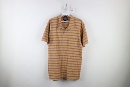 Vtg Abercrombie &amp; Fitch Mens XL Muscle Fit Striped Collared Pocket Polo ... - $34.60