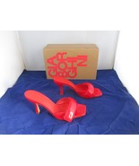 Gia Borghini Alodie Patent Heeled Sandals $500 - EU Size 39 - Red - 1104 - €169,93 EUR