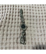 Gloria Vanderbilt Watch Women Stainless Steel Silver Marcasite - New Bat... - $30.15 CAD