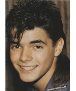 Sergio Gonzales Menudo teen magazine pinup clipping headshot pix lips ho... - $130.85 MXN