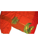 Tommy Bahama LG Rust Orange Palm Trees Mens Large Floral Hawaiian Shirt ... - £15.55 GBP