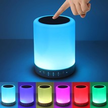 Night Light Bluetooth Speaker, Portable Wireless Bluetooth Speakers, Touch Contr - £35.38 GBP