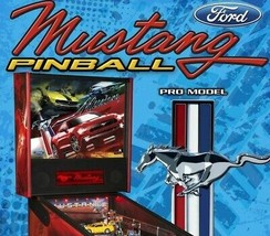 Mustang Pro Pinball FLYER Original NOS Ford Race Cars Vintage Promo Art - £12.78 GBP