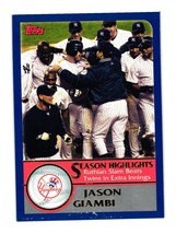 2003 Topps #335 Jason Giambi New York Yankees - £1.11 GBP